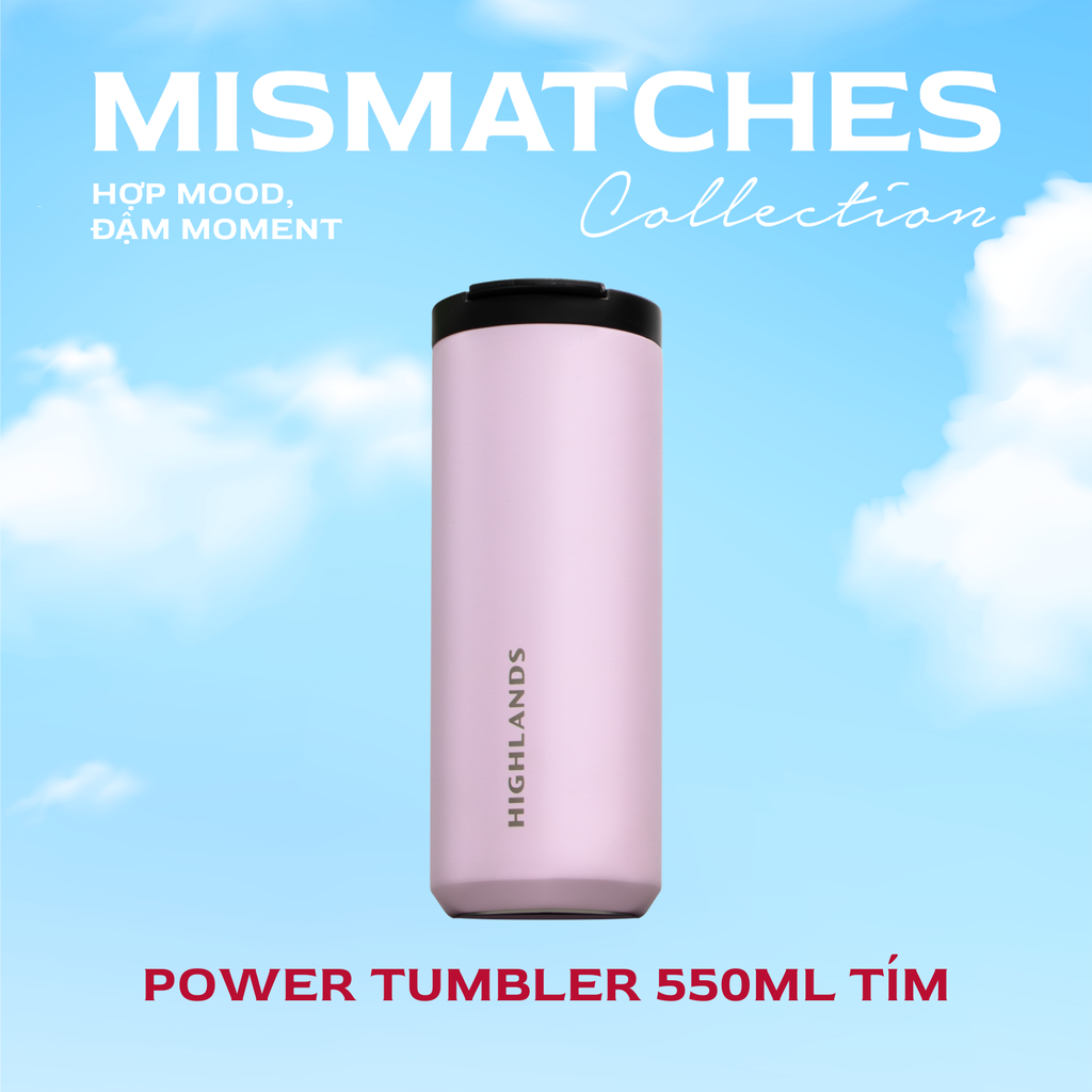POWER Tumbler 550ml Tím