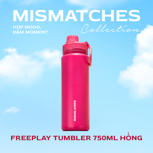 FREEPLAY Tumbler 750ml Hồng
